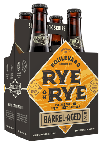 Boulevard RYE ON RYE WHISKEY BARREL-AGED ALE 4pk