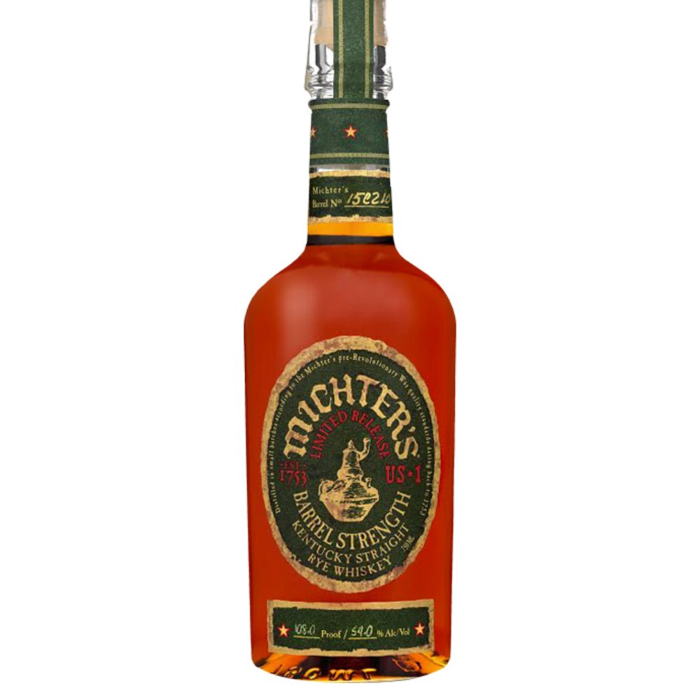 MICHTER'S US*1 BARREL STRENGTH RYE WHISKEY 750ML